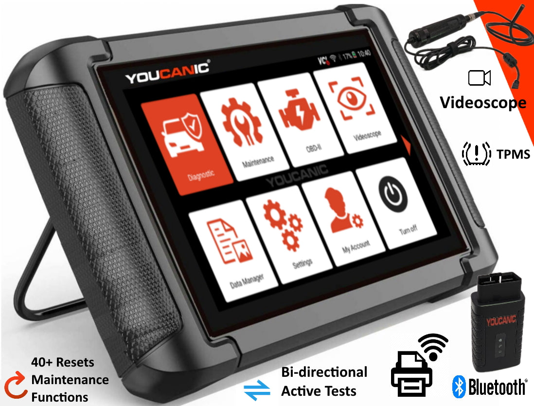 YOUCANIC UCAN-II-B PRO Full System Scanner with Bluetooth and Videosco