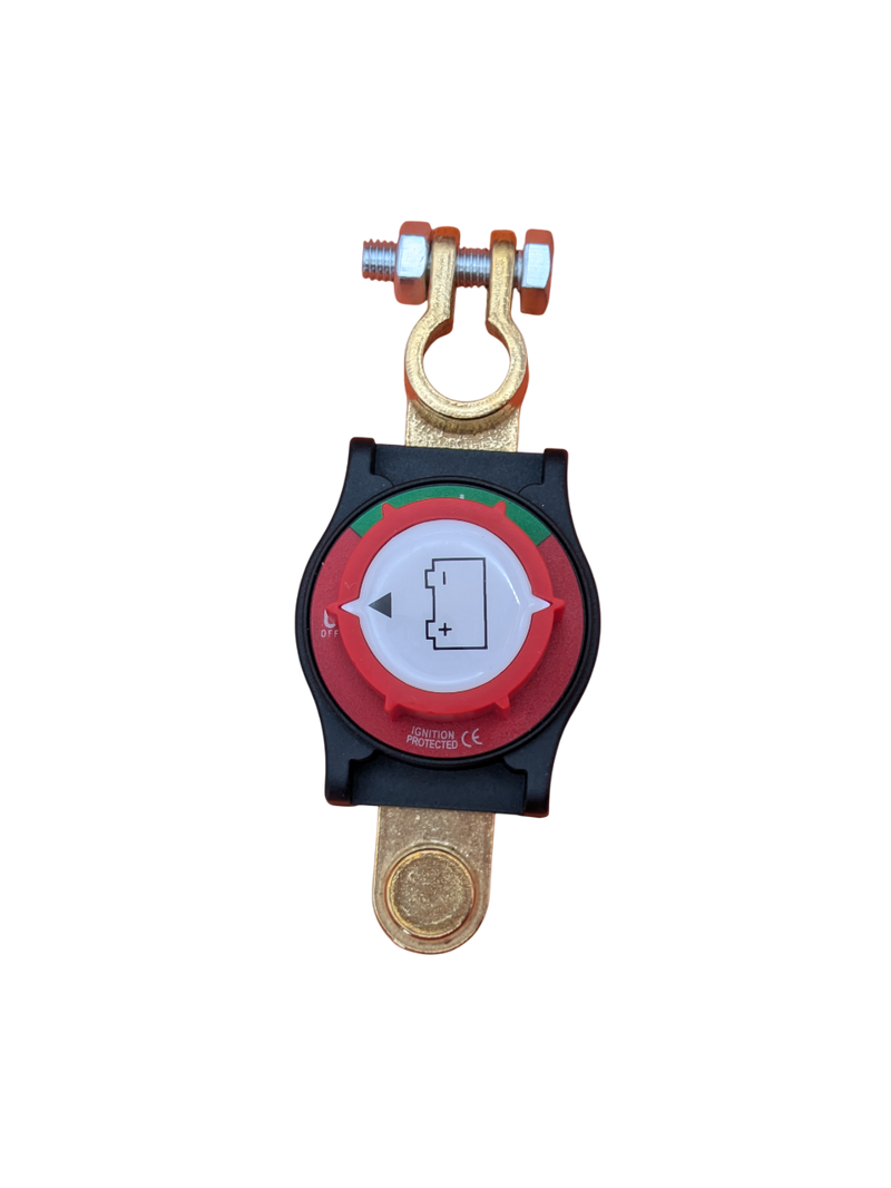 12 V top post battery disconnect kill switch, 250 A continuous