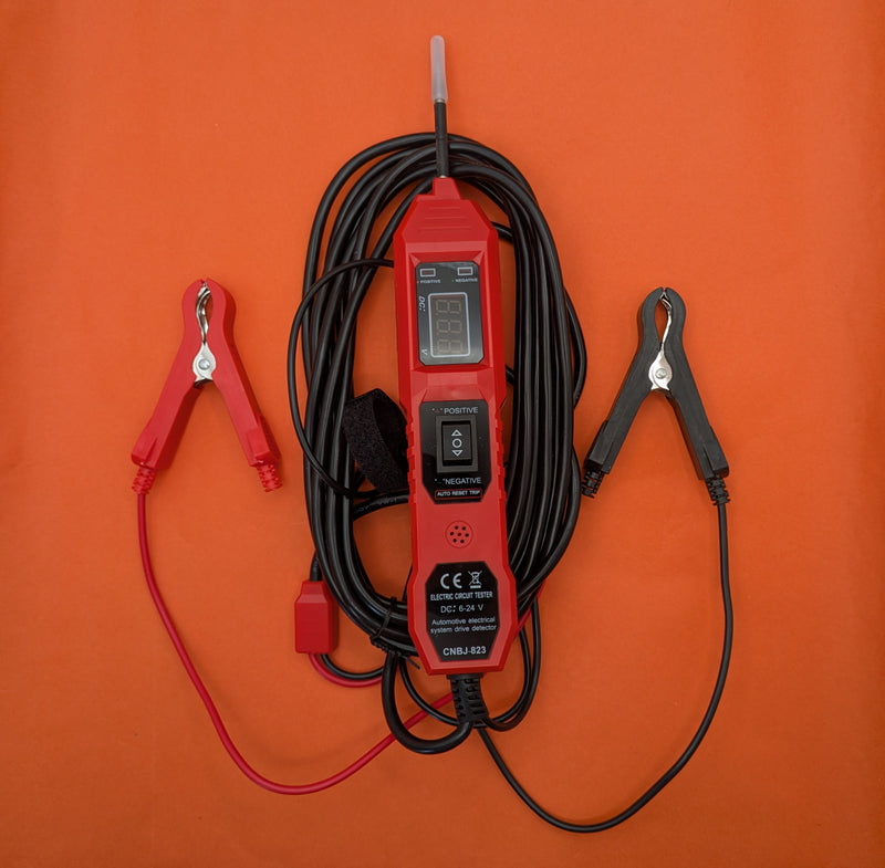 Automotive circuit tester pen with LCD, product photo 2