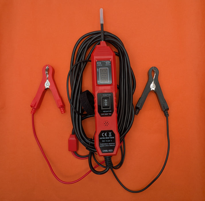 Multi-Function Automotive Circuit Tester Pen – LCD Digital Voltmeter, Car Electrical System Diagnostic Tool for Voltage, Current, Resistance & Continuity