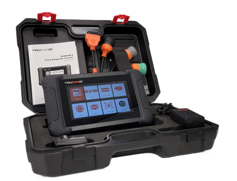YOUCANIC UCAN-HD-A Heavy Duty Diesel Truck Scanner, Full System, Free Updates