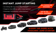 YOUCANIC Pro 6000A jump starter USB-C recharge in 2.7 hours