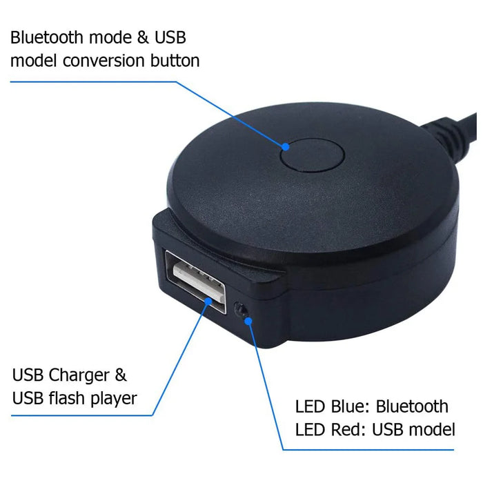 YOUCANIC 1000 Stereo Bluetooth Music Adapter for  Mercedes-Benz, Audi, VW
