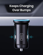 66W USB-C and USB-A Fast Charging Car Charger, PD QC3.0 Cigarette Lighter Adapter for iPhone 16/15/14 Pro Max, Samsung Galaxy S25/S24/S23, and iPad Pro