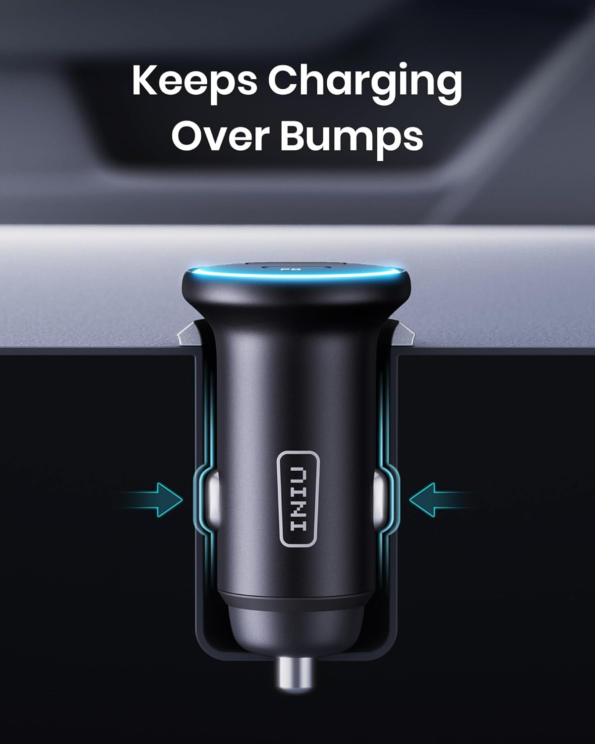 66W USB-C and USB-A Fast Charging Car Charger, PD QC3.0 Cigarette Lighter Adapter for iPhone 16/15/14 Pro Max, Samsung Galaxy S25/S24/S23, and iPad Pro