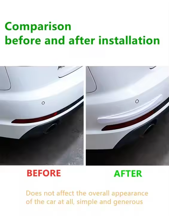 2pcs Car Bumper Protector Strips – Universal Car Scratch Guards, Anti-Collision Corner Stickers, Auto Protection Strips
