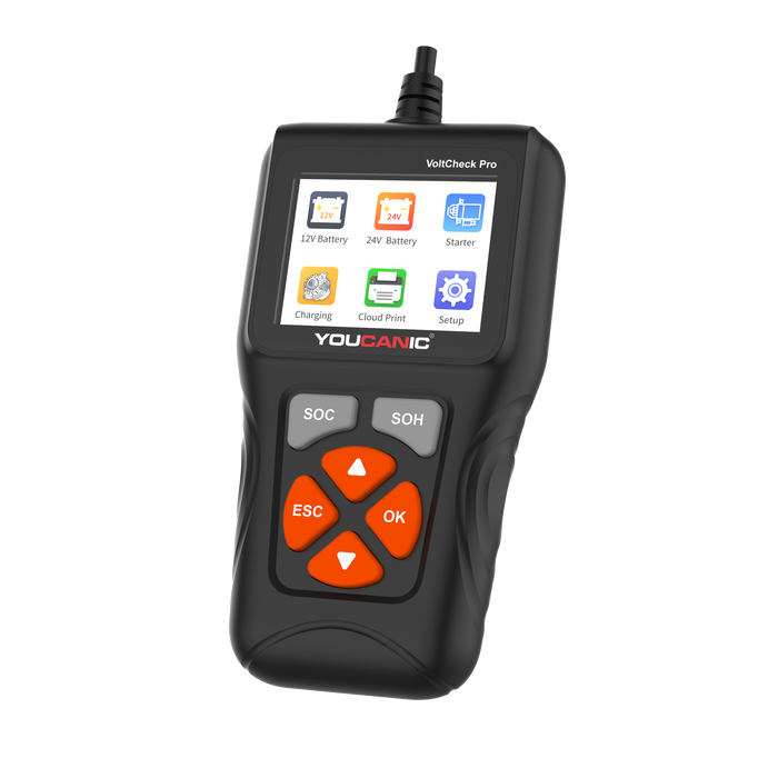 Voltcheck Pro | Digital Battery & Charging System Tester Analyzer | UCAN-VOLT-II