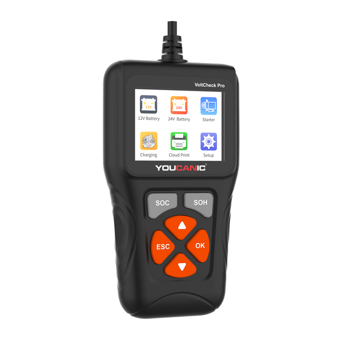Voltcheck Pro | Digital Battery & Charging System Tester Analyzer | UCAN-VOLT-II