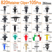 Nylon push retainers and rivet clips from the 925 piece kit