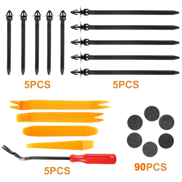 925 pcs Plastic Car Clips for Ford, Chrysler, Chevy, Mazda, Jeep, and more. Car Bumper Fastener 26 Sizes Push Retainer Rivets Kit Door Trim Panel Fender Clips Bumper Clips C0066