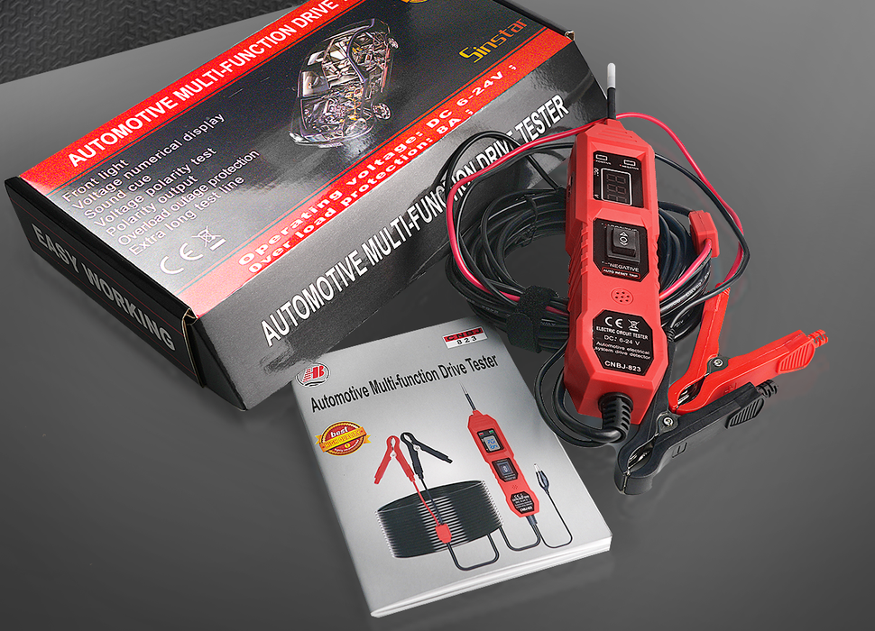 Multi-Function Automotive Circuit Tester Pen – LCD Digital Voltmeter, Car Electrical System Diagnostic Tool for Voltage, Current, Resistance & Continuity