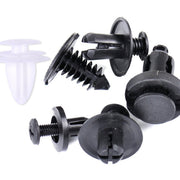 Nylon rivet style push clips from the 100 piece automotive clip kit