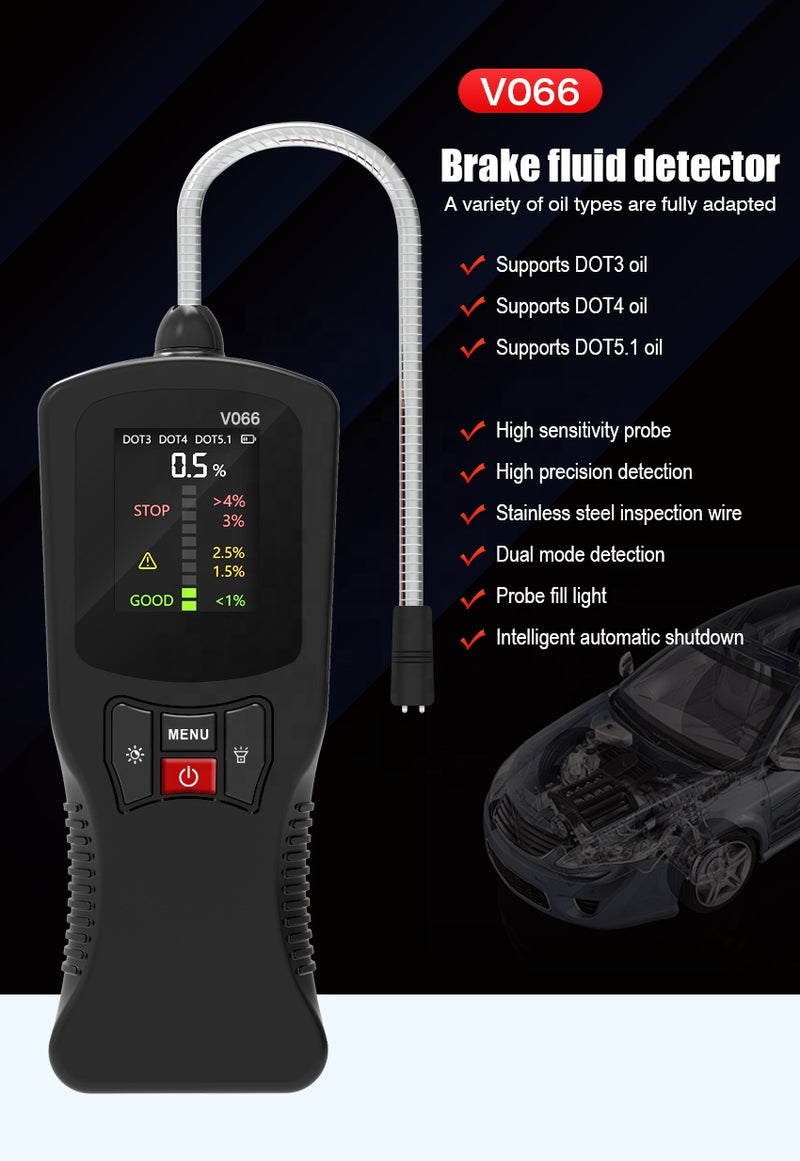 Brake fluid tester features, product image 9