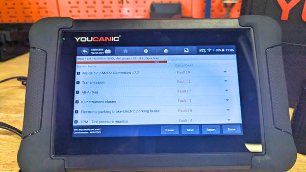 YOUCANIC UCAN-II-B PRO Full System Scanner with Bluetooth and Videoscope