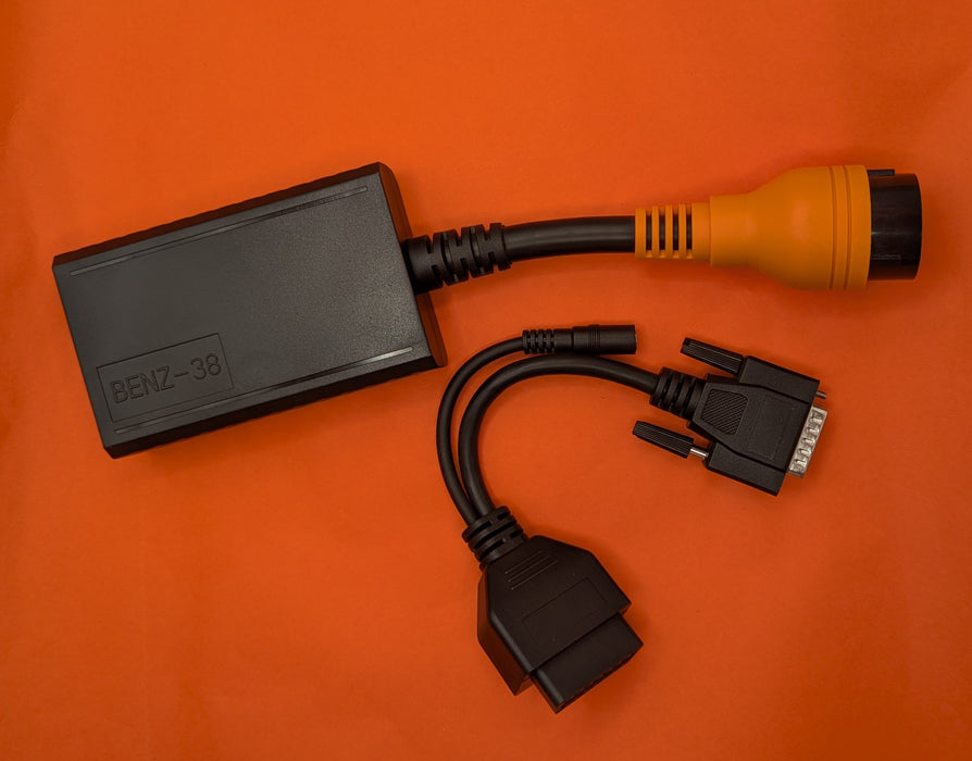 Mercedes-Benz 38-Pin to OBD-II Adapter Multiplexer