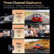 OBDPEAK H330 mirror dash cam front view