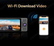 OBDPEAK H330 WiFi app video download on a phone