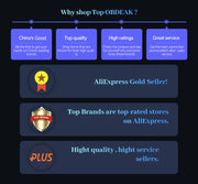 OBDPEAK H330 package contents, mirror unit, rear camera, GPS antenna, straps and manual