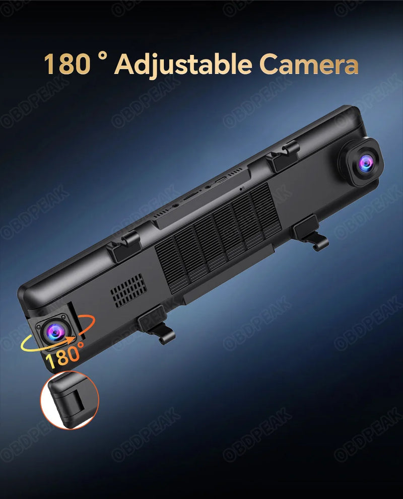 OBDPEAK H330 interior camera flips 180 degrees