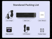 OBDPEAK H330 mirror dash cam features