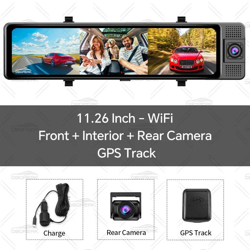 OBDPEAK H330 mirror dash cam