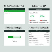 YOUCANIC Voltcheck Pro battery tester with clamps
