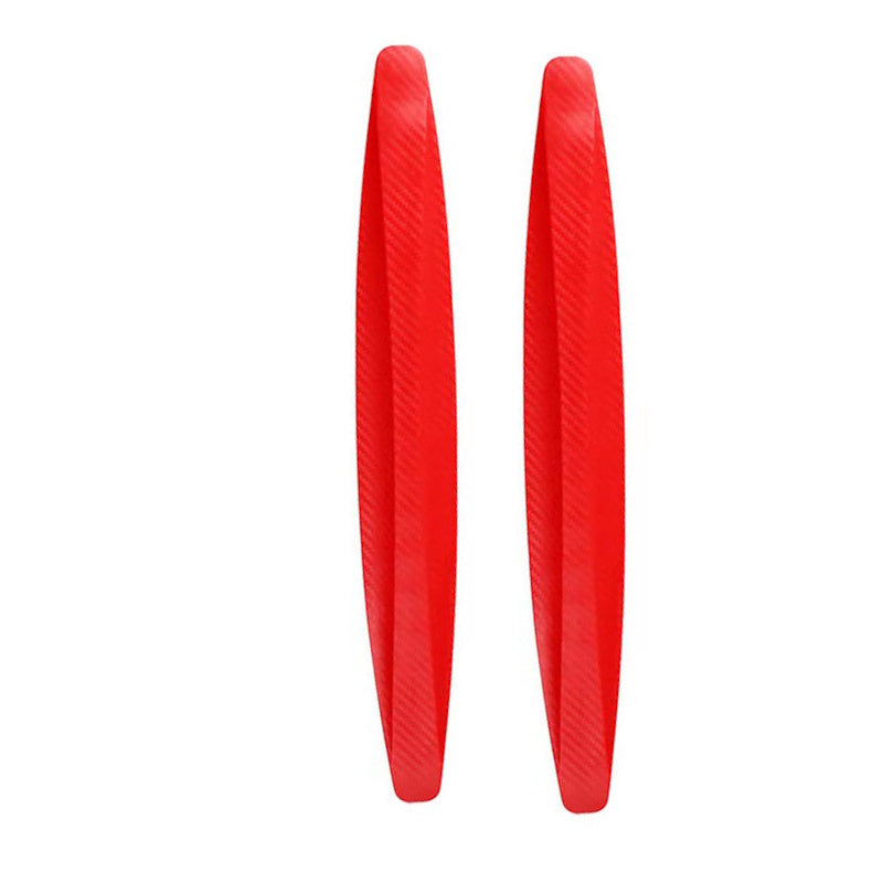 Self adhesive bumper protector strips in red