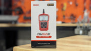 UCAN-I OBD2 scanner with backlit display and attached cable